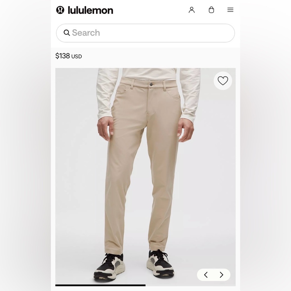 Men's Lululemon Khaki Pants